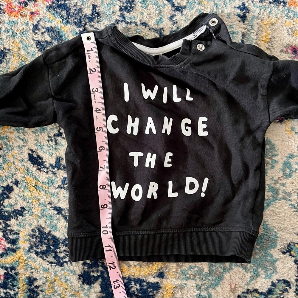 H&M Baby Girls Crewneck Sweatshirts Size 9 Months - Picture 7 of 8